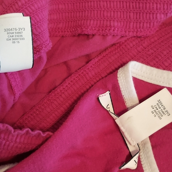 VS Angel Heart Shirt and Shorty Shorts Pink & Black Matching Set Small - Picture 3 of 10